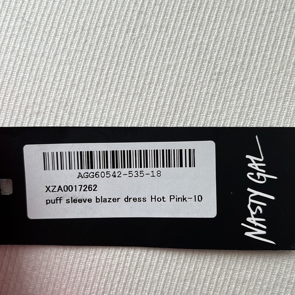 Satin Puff Sleeve Blazer Dress - Picture 6 of 6